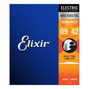 Elixir Nanoweb Electric Guitar Strings - 9-42