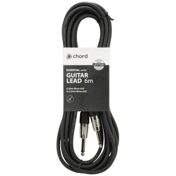 Chord Essential Guitar Lead - 20ft/6m