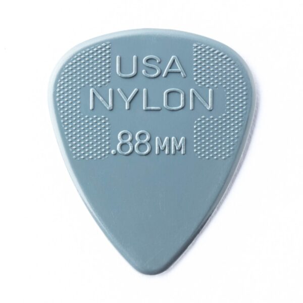 Dunlop Nylon Standard Guitar Plectrum 12 Pack 0.88mm - Front