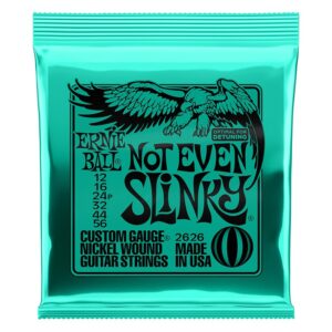 Ernie Ball Not Even Slinky Electric Guitar Strings 12-56
