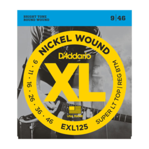 D'Addario EXL125 Electric Guitar Strings - Super Light Top/Regular Bottom - 9-46