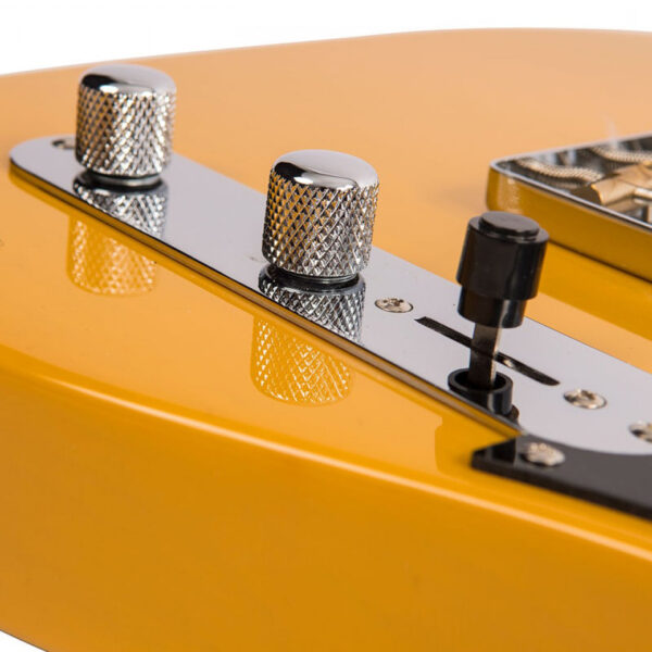 Vintage V52 Reissued Electric Guitar - Butterscotch - Controls