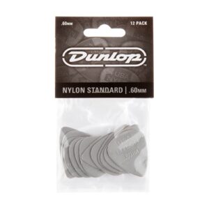 Dunlop Nylon Plectrum 12 Pack - 0.60mm
