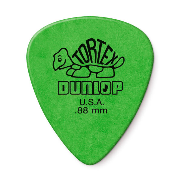Dunlop Tortex Plectrum - 0.88mm/Green