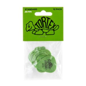 Dunlop Tortex Plectrum 12 Pack - 0.88mm/Green