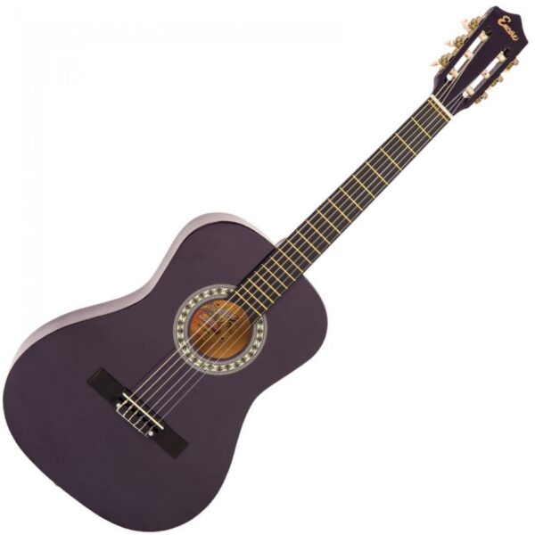 Encore 3/4 Size Classical Guitar Pack Purple - Front