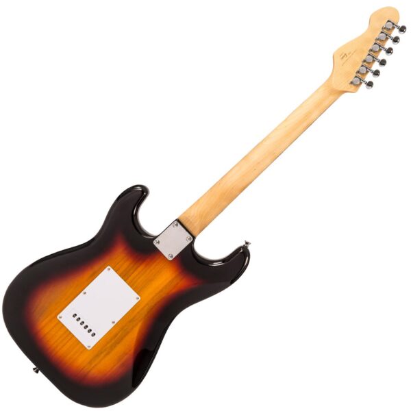 Encore E6 Electric Guitar Pack - Sunburst - Back