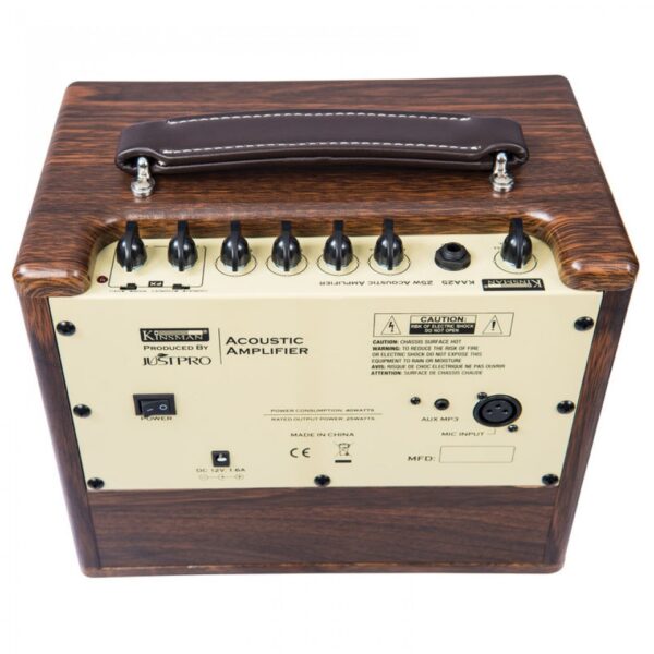 Kinsman KAA25 25w Acoustic Amplifier - Back