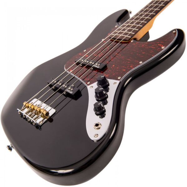 Vintage VJ74BLK Reissued Bass Guitar - Body