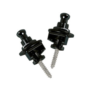 Chord Strap Locks for Guitar - Set of 2 - Black