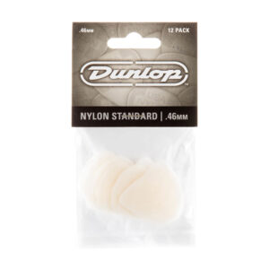 Dunlop Nylon Standard Guitar Plectrum 12 Pack 0.46mm - Pack