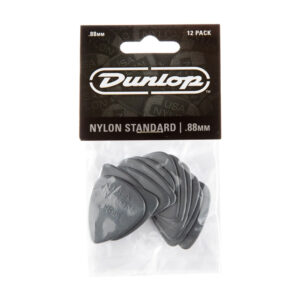 Dunlop Nylon Standard Guitar Plectrum 12 Pack 0.88mm - Pack