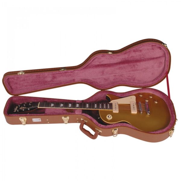 Kinsman Deluxe Hardshell LP Style Guitar Case - Interior