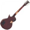 Vintage V100MRTSB ICON Electric Guitar - Distressed Tobacco Sunburst - Back