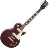 Vintage V100WR Reissued Electric Guitar - Wine Red - Front