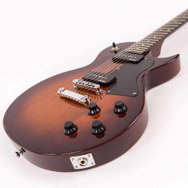 Vintage V132TSB Reissued Electric Guitar - Tobacco Sunburst - Body