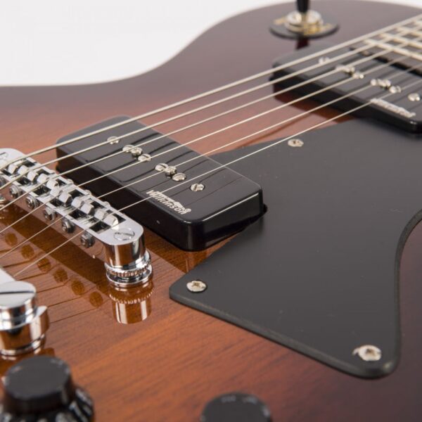 Vintage V132TSB Reissued Electric Guitar - Tobacco Sunburst - Pickups