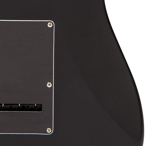 Vintage V6HMBB Reissued Electric Guitar - Boulevard Black - Backplate