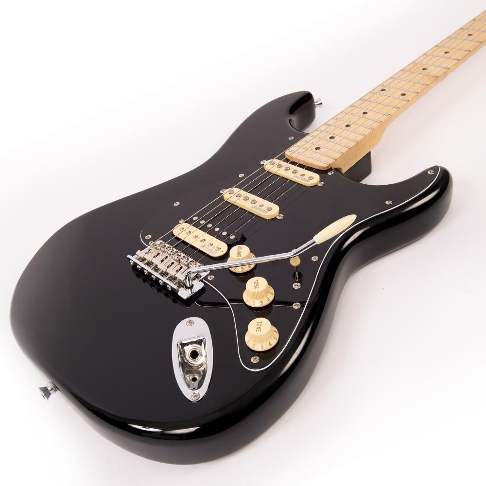 Vintage V6HMBB Reissued Electric Guitar - Boulevard Black - Body