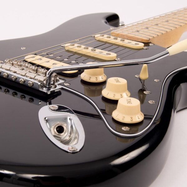 Vintage V6HMBB Reissued Electric Guitar - Boulevard Black - Controls