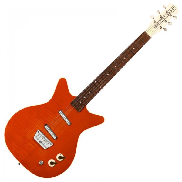 Danelectro 59 Divine Electric Guitar - Flame Maple - Front