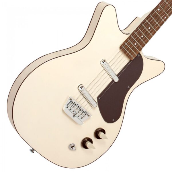 Danelectro 59 Divine Electric Guitar - Fresh Cream - Body Angled