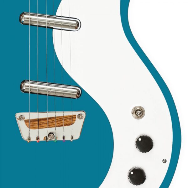 Danelectro DC59AM The Stock 59 Electric Guitar - Aquamarine - Controls