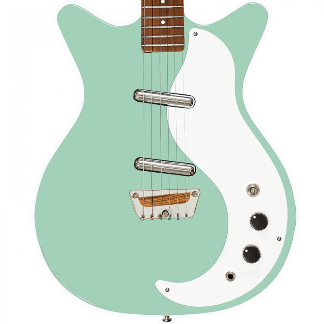 Danelectro DC59AQU The Stock 59 Electric Guitar - Aqua - Body