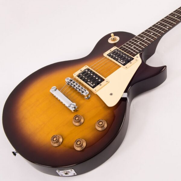 Vintage V100NB Reissued Electric Guitar - Unbound Tobacco Sunburst - Body