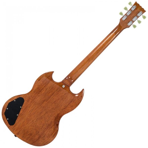 Vintage VS6M Reissued Electric Guitar - Natural Mahogany - Back