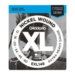 D'Addario EXL148 Electric Guitar Strings - Extra Heavy - 12-60 - Front