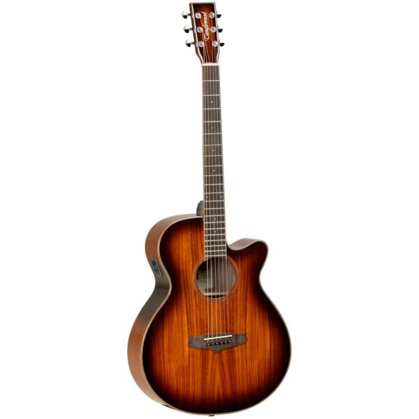 Tanglewood TW4 E KOA Electro-Acoustic Guitar - Front