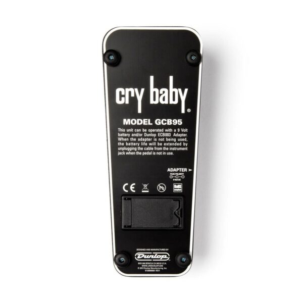 Dunlop Cry Baby GCB95 Original Wah Pedal - Bottom