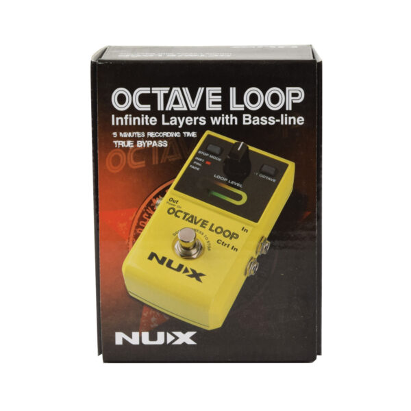 NUX Octave Loop Looper Pedal - Box