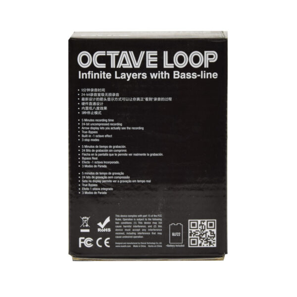 NUX Octave Loop Looper Pedal - Box Reverse
