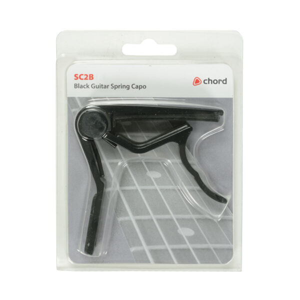 Chord Guitar Spring Capo - Black - Packaging