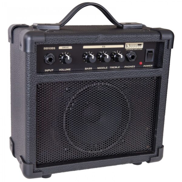 Encore E4 Bass Guitar Pack - Kinsman 10w Bass Amp