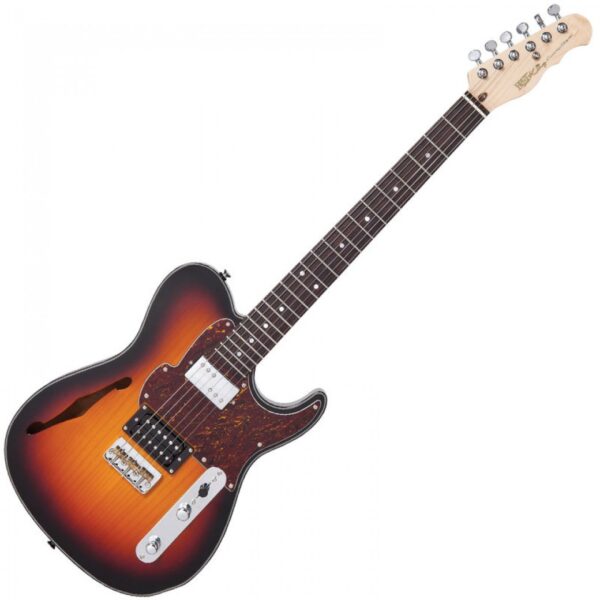 Fret-King Country Squire Semitone Electric Guitar - Original Classic Burst