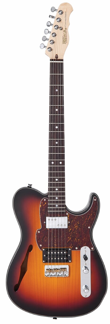 Fret-King Country Squire Semitone Electric Guitar - Original Classic Burst - Main