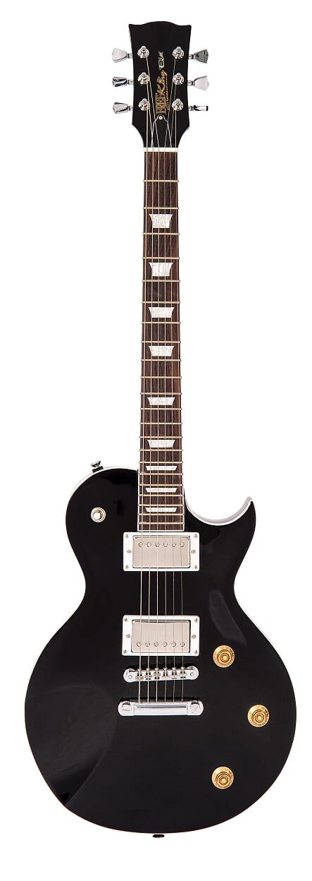 Fret-King Eclat Standard Electric Guitar - Black - Full