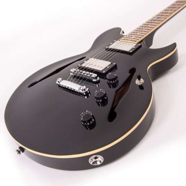 Fret-King Elise Semi Acoustic Guitar – Gloss Black - Body