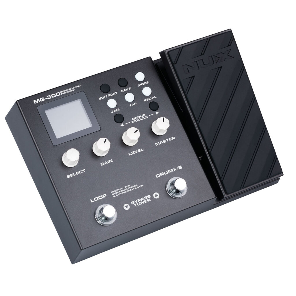 NuX MG300 Guitar MultiFX Pedal Zebra Muzik