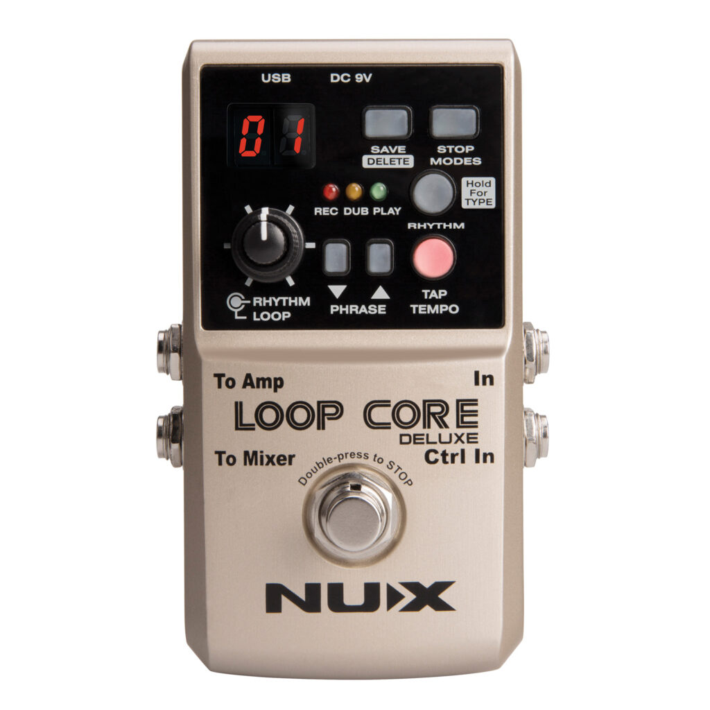 NuX Loop Core Deluxe 24-bit Looper Pedal Bundle - Pedal