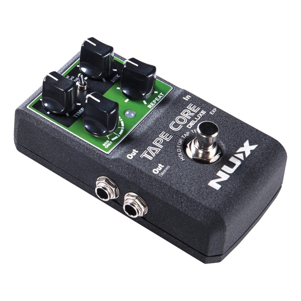 NuX Tape Core Deluxe Tape Echo Effects Pedal Zebra Muzik