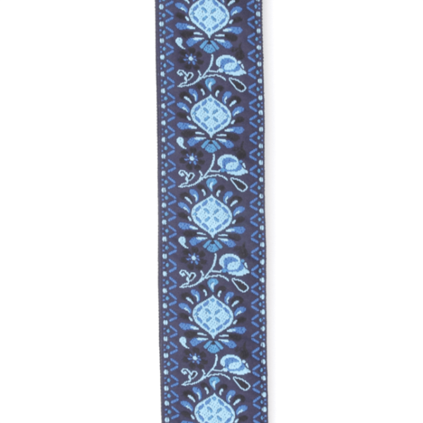D'Addario Monterey 2 Woven Guitar Strap - Blue - Pattern