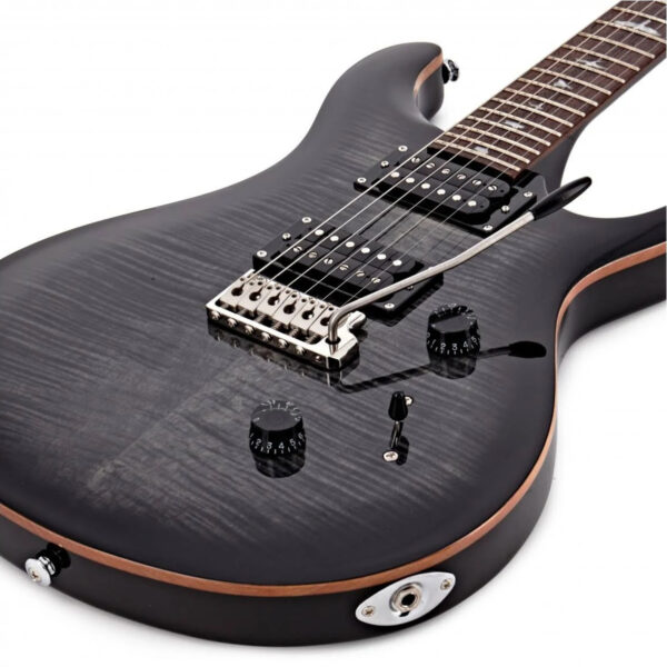 PRS SE Custom 24 Electric Guitar - Charcoal Burst - Body 2