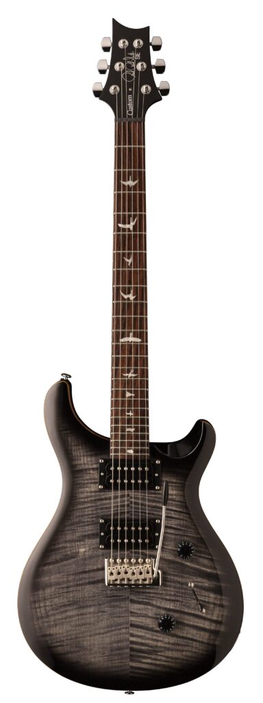 PRS SE Custom 24 Electric Guitar - Charcoal Burst - Full