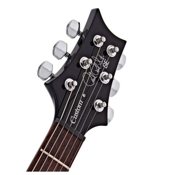 PRS SE Custom 24 Electric Guitar - Charcoal Burst - Headstock