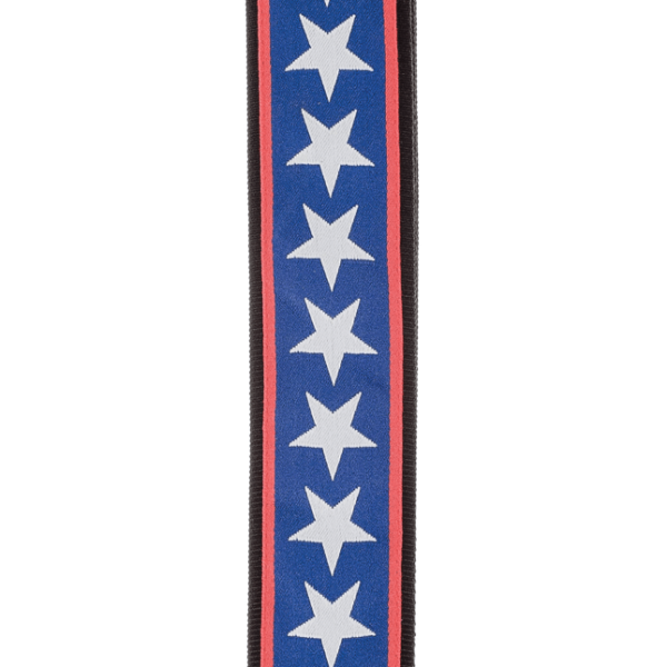 D'Addario Stars & Stripes Woven Guitar Strap - Pattern