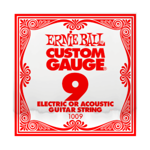 Ernie Ball .009 Plain Steel Single Guitar String